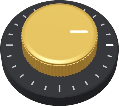 Knob in Gold